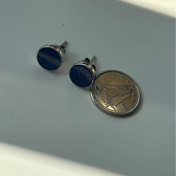 Agatha Paris blue studs - Picture 5 of 5